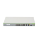Switch PoE+ Administrable CentreCOM FS980M, Capa 3 de 16 Puertos 10/100 Mbps + 2 puertos RJ45 Gigabit/SFP Combo, 250W
