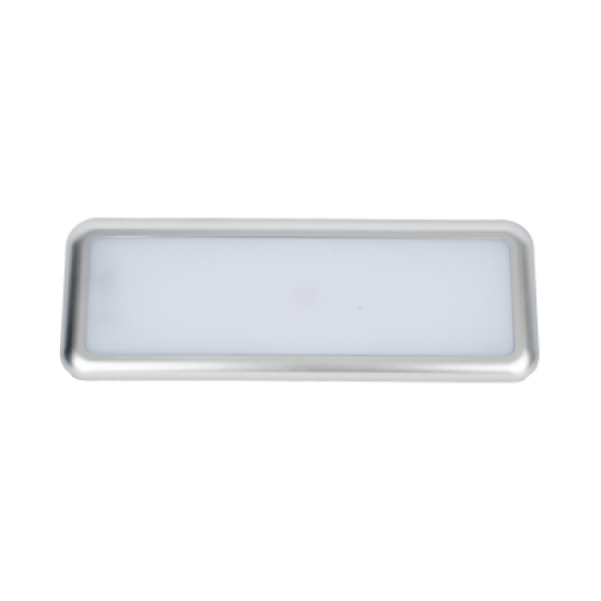 Luz LED Rectangular para interiores, 48 LED, 12-24 Vcd, 1392 lúmenes