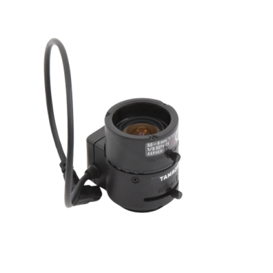 Lente Varifocal 3-8mm / Iris Automatico / Día/Noche / Formato 1/3