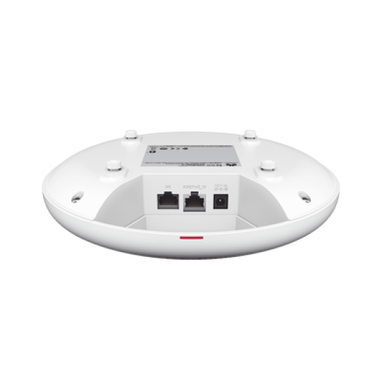 Punto de Acceso Wi-Fi 7 de Alta Densidad /  13.66 Gbps / MU-MIMO 2x2x4:3 (2.4GHz, 5GHz y 6GHz) / Smart Antenna / Puerto GE y Puerto 5GE / Puerto USB (Para expansion IoT) / BLE /  Con Administración Gratuita desde la Nube