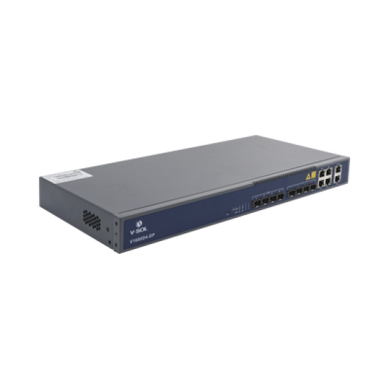 OLT de 4 puertos EPON con 8 puertos Uplink (4 puertos Gigabit Ethernet + 4 puertos Gigabit Ethernet SFP) , hasta 256 ONUS,