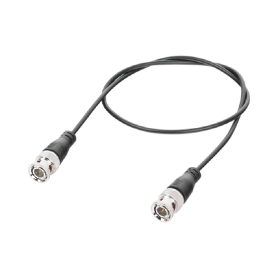 Cable Coaxial Armado con Conector BNC (Video) / Longitud de 1.5 mts / Optimizado para Cámaras 4K / Uso en Interior