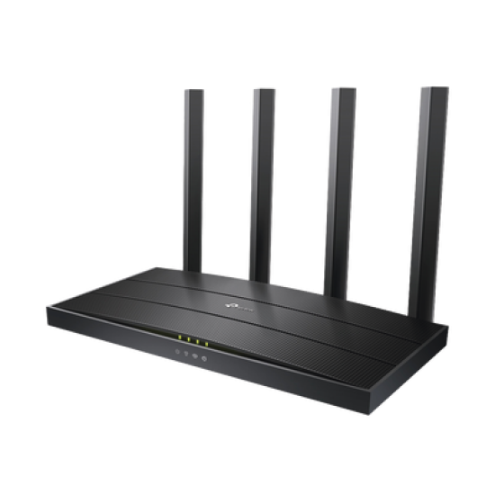 Router WiFi 6 AX 1500Mbps / MU-MIMO 2X2 y OFDMA / 1 Puerto WAN 10/100/1000 Mbps / 3 Puertos LAN 10/100/1000 Mbps / 4 Antenas / Conexión Inalámbrica OneMesh