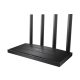 Router WiFi 6 AX 1500Mbps / MU-MIMO 2X2 y OFDMA / 1 Puerto WAN 10/100/1000 Mbps / 3 Puertos LAN 10/100/1000 Mbps / 4 Antenas / Conexión Inalámbrica OneMesh