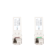 Transceptores Ópticos Industriales Bidireccionales SFP+ (Mini-Gbic) / Monomodo 1270 & 1330 nm / 10 Gbps / 10GBASE / Conector LC/UPC Simplex / DDM / Hasta 3 km / 2 Piezas