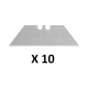Navaja de Reemplazo de Uso Pesado de 0.5 mm (10 pzas).