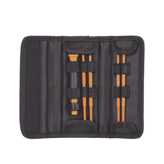 Juego de Desarmadores de Precisión con Aislamiento y Estuche, 8 en 1