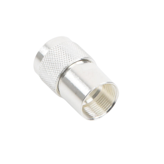 Conector N Macho de Rosca para Cables 9913, RFLASH-1113, 7810A, RG8/U-SYS, CNT-400, 8214, Plata/Oro/Teflón.