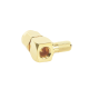 Conector SMA Macho Inverso de anillo plegable para cable RG-142/U, Oro/Oro/Teflon.