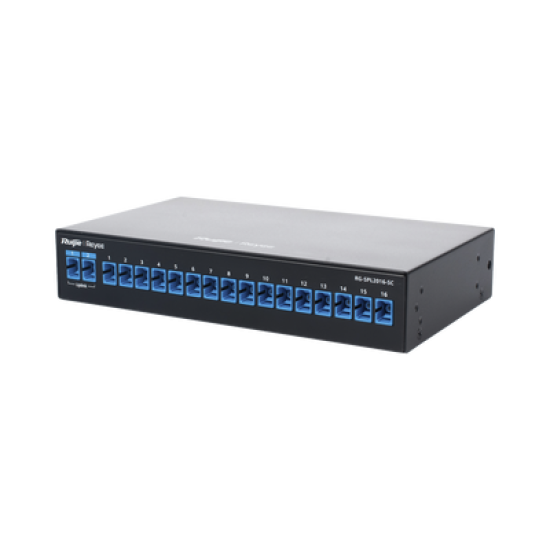 e-Lighten Splitter Pasivo 2/16, Puertos PON SC, Frecuencias soportadas de 1260nm a 1650nm con hasta 500 mW de Potencia de Entrada 