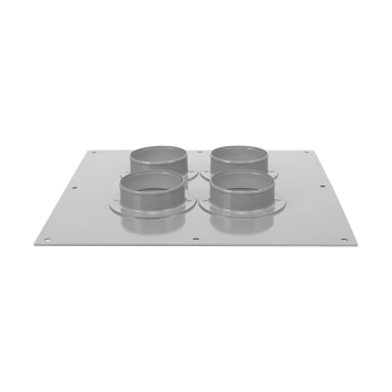 Placa Pasamuros Con Capacidad de 4 Botas de 4