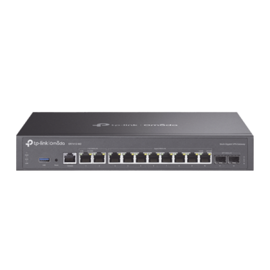 Router Omada VPN / SDN Multi-WAN Gigabit / 2 Puertos WAN/LAN RJ45 2.5 Gigabit / 8 Puertos WAN/LAN RJ45 Gigabit / 2 Puertos WAN/LAN SFP Gigabit / 1,000,000 Sesiones Concurrentes / Administración Centralizada Omada o Stand-Alone