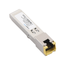 Transceptor Óptico SFP a RJ45 / Auto negociación 10/100/1000 Mbps / Conector RJ45 / 1000BASE-T / Distancia de hasta 100 m.