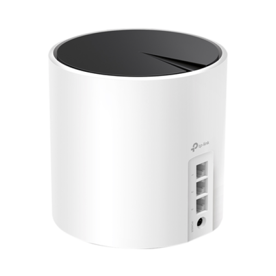 Kit 2 Routers Inalámbricos MESH Interior para Hogar / Doble Banda Wi-Fi 6 AX3000 Mbps / 3 Puerto Gigabit WAN/LAN / 2 Antenas Internas / Administración Mediante la App Deco (iOS, Android) / Protección HomeShield