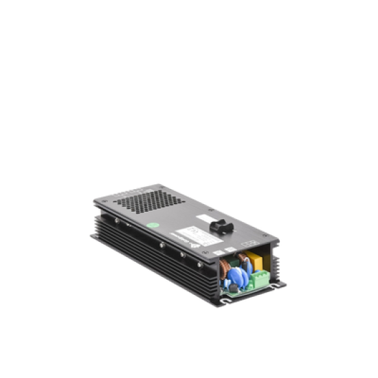 Fuente de poder conmutada doble salida de voltaje. 28 Vcc, 10 A, 9 Vcc, 8 A. 