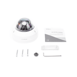 Cámara IP Tipo Domo Antivandálico 2 Megapíxel / Lente 2.8mm / IR 20M / WDR 120db / IP66 / H.265 & WiseStream