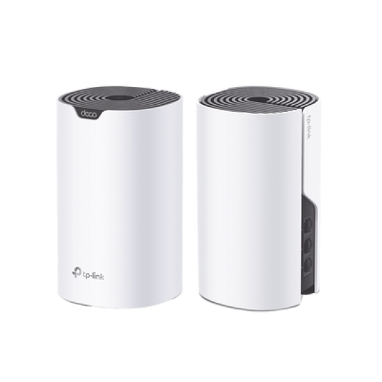 Kit 2 Routers Inalámbricos MESH Interior para Hogar / Doble Banda Wi-Fi 5 AC1900 Mbps / 3 Puerto Gigabit WAN/LAN / 3 Antenas Internas / Administración Mediante la App Deco (iOS, Android) 