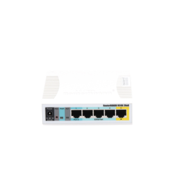 RouterBoard, 5 Puertos Fast, 1 Puerto USB, WiFi 2.4 GHz 802.11 b/g/n, Gran Cobertura con Antena 2.5 dbi, hasta 1 Watt de Potencia