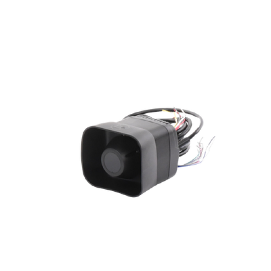 Sirena/Bocina Compacta Para Motocicleta de 30 Watts, Incluye Controlador y Microfono