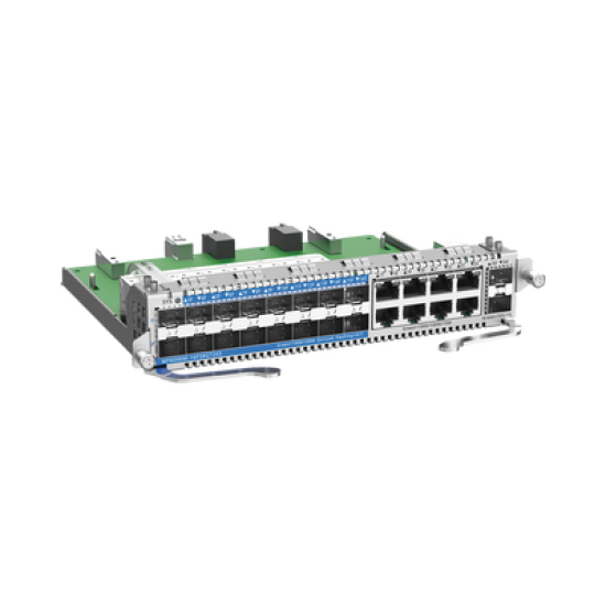 e-Lighten Tarjeta Modular para OLT modelo RG-NBF6002M, 16 puertos PON/SFP 1G, 8 puertos Ethernet de 1G y 2 puertos SFP+ 10G