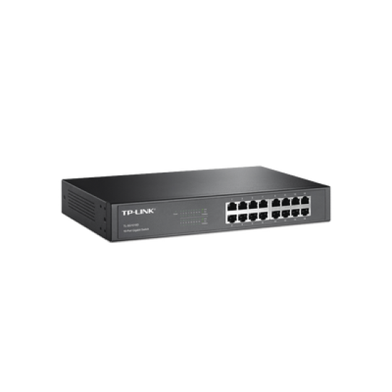 Switch Gigabit no administrable de 16 puertos 10/100/1000 Mbps para escritorio/rack