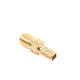Conector SMA hembra inverso de anillo plegable para cable RG-58/U, Oro/ Oro Teflón.