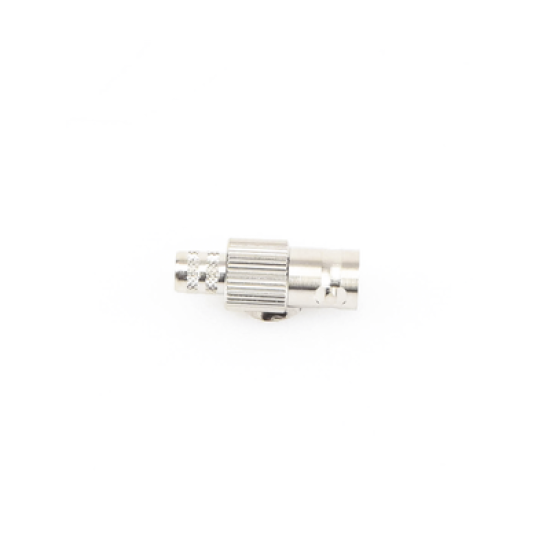 Conector BNC Hembra de 75 Ohm, Anillo Plegable para Cable RG-6/U, Níquel/ Oro/ Teflón.