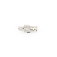 Conector BNC Hembra de 75 Ohm, Anillo Plegable para Cable RG-6/U, Níquel/ Oro/ Teflón.