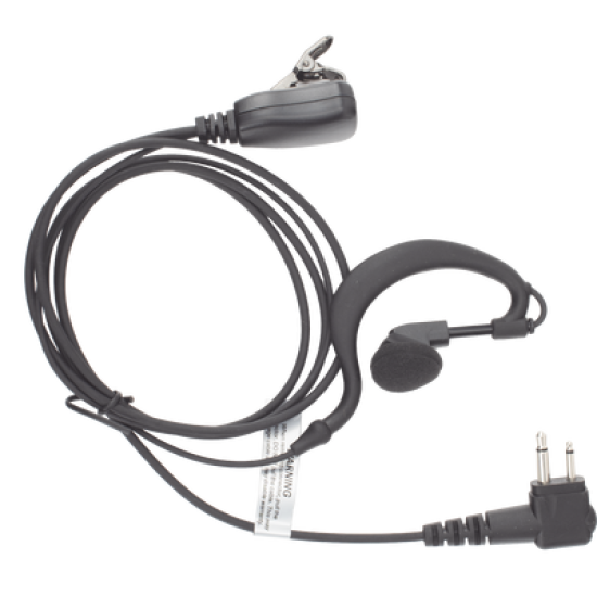 Micrófono - audífono de solapa ajustable al oído para  TC-500/ 518/ 600/ 610/ 700 y radios GP300/ PRO2150/ P110/ GP350/ SP-10/ PRO3150/ EP450/ EP350/ MAG ONE
