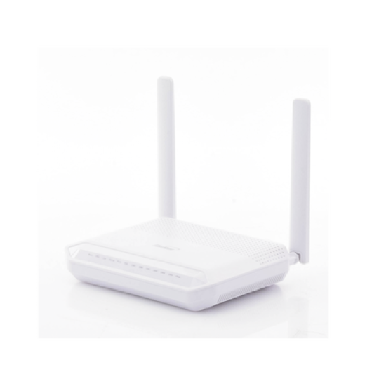 ONU GPON WiFi 6, 2.4/5 GHz, 4 puertos Gigabit + 1 POTS + 2 USB, conector SC/UPC