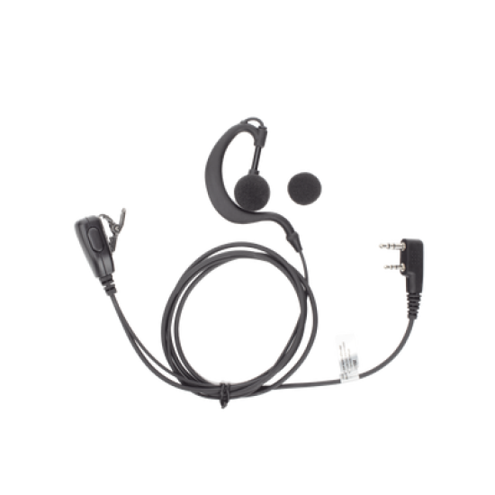 Micrófono - audífono de solapa ajustable al oído para KENWOOD TK3230/ 3000/ 3402/ 3312/ 3360/ 3170, NX240/ 340/ 220/ 320/ 420