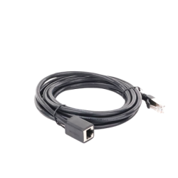 Cable de Extensión Cat6 RJ45 F/UTP / Macho a Hembra / 3m / Método de conexión 568B / Velocidad de transmisión 1000Mbps / Ancho de banda del canal 250MHz /Caja de Cobre / Negro