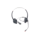 Diadema binaudal (duo) con tecnología antishock para teléfonos IP FANVIL y Polycom con micrófono de cancelación de ruido, larga durabilidad 