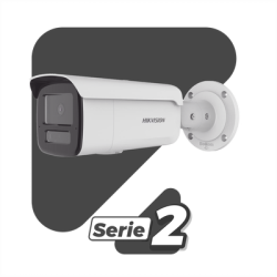 [Dual Light + 2 Micrófonos Integrados] Bala IP 8 Megapixel (4K) / Lente 4 mm / 80 mts Luz Blanca + 80 mts IR / ACUSENSE / Exterior IP67 / IK10 / WDR 120 dB / PoE / ONVIF / Micro SD / Metal / ACUSEARCH