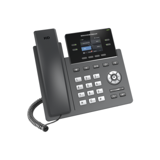 Teléfono IP Grado Operador, 4 líneas SIP con 2 cuentas, pantalla a color 2.4