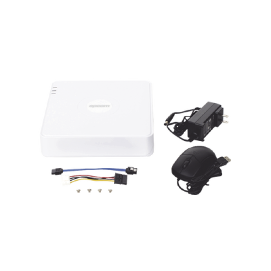 DVR 8 Canales TurboHD + 2 Canales IP / 2 Megapixel (1080p) Lite / Acusense Lite (Evita Falsas Alarmas) / Audio por Coaxitron / 1 Bahía de Disco Duro / H.265+ / Salida de Vídeo Full HD