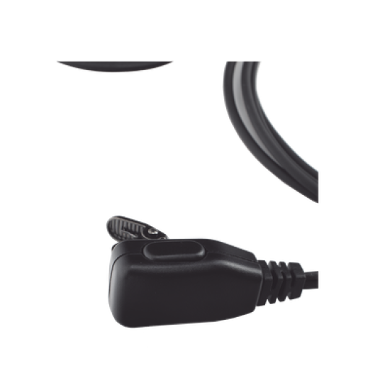 Micrófono - audífono de solapa ajustable al oído para KENWOOD TK3230/ 3000/ 3402/ 3312/ 3360/ 3170, NX240/ 340/ 220/ 320/ 420