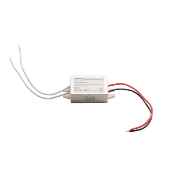 Fuente 12 V / 1 Amper / Waterproof / Intemperie grado IP67