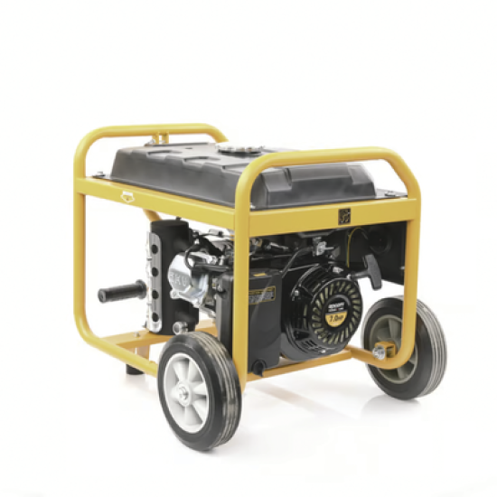 Generador a Gasolina / Planta de Emergencia 3kW, 110Vca, Encendido de Jalón, Jaula con Ruedas para Fácil Traslado