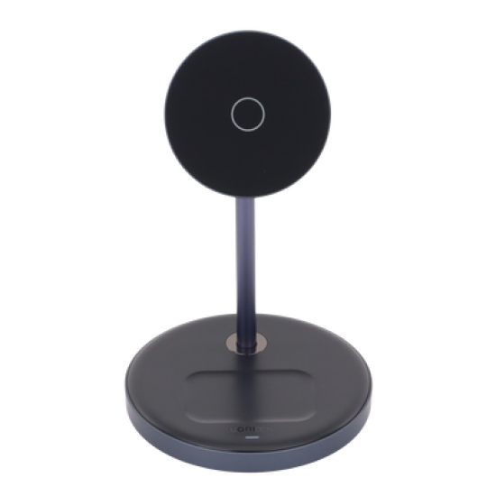 Estación de Carga Inalámbrica | 3 en 1 | Compatible con MagSafe | Perfecto para iPhone y  AirPods | Carga Rápida Adaptativa /Simultanea | Múltiples Protecciones | Luz Indicadora LED | Aleación de Aluminio | Incluye Cable