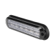 Luz Auxiliar Ultra Brillante  IP67 de 6 LEDs, Color Rojo, con mica transparente y bisel negro