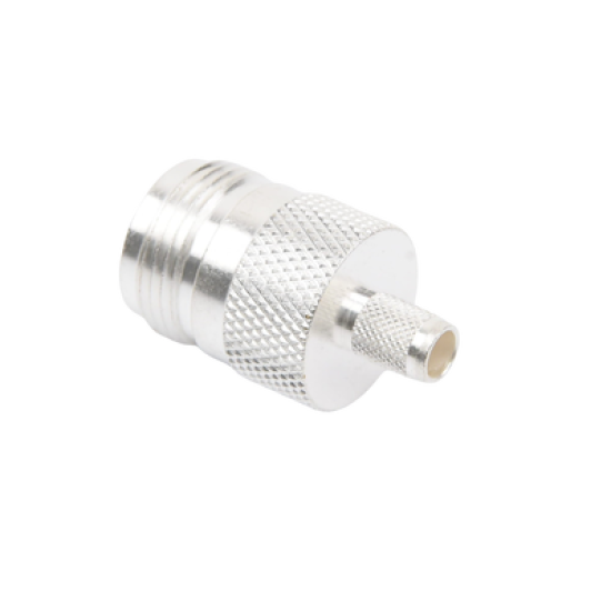Conector N Hembra, de Anillo Plegable para Cables LMR-240, RG-8/X, 9258, Niquel/Oro/Teflón.