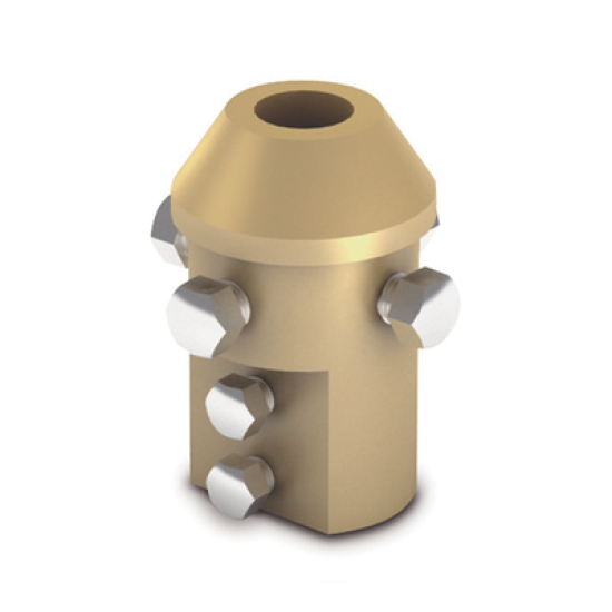 Adaptador de Punta Pararrayo PDC en Mástil 1 1/2