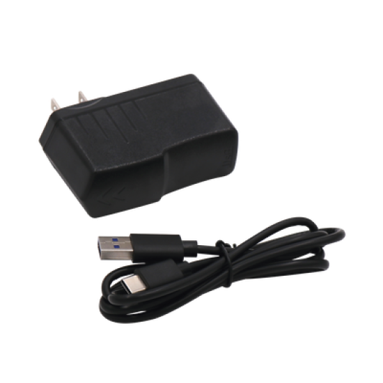 Adaptador de pared de 5 Vcc, @ 3 A con micro-USB tipo C