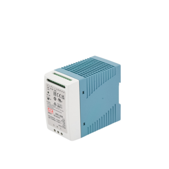 Fuente de poder Riel Din 12V, 100W con Cargador de Batería