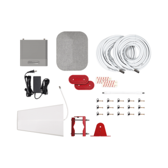 KIT Amplificador de Señal Celular, HOME MULTIROOM | Mejora la Señal Celular de todos los Operadores | Cubre áreas de hasta 1500 metros cuadrados