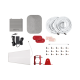 KIT Amplificador de Señal Celular, HOME MULTIROOM | Mejora la Señal Celular de todos los Operadores | Cubre áreas de hasta 1500 metros cuadrados