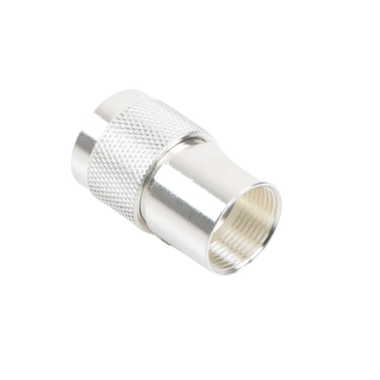 Conector N Macho de Rosca para Cables 9913, RFLASH-1113, 7810A, RG8/U-SYS, CNT-400, 8214, Plata/Oro/Teflón.