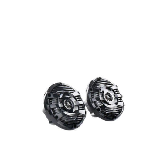 Par de altavoces fabricados en grado marinos en color negro de 6.5