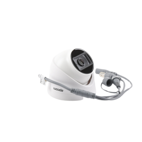 AUDIO POR COAXITRON / Domo TURBOHD 2 Megapixel (1080p) / Gran Angular 106° / Lente 2.8 mm / 20 mts IR EXIR / Interior / 4 Tecnologías / dWDR